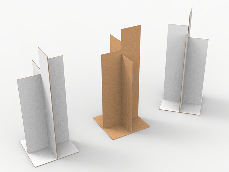 四面高低指示立牌