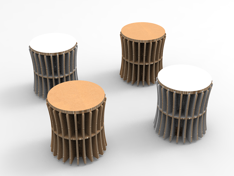 標準型洽談-圓桌椅