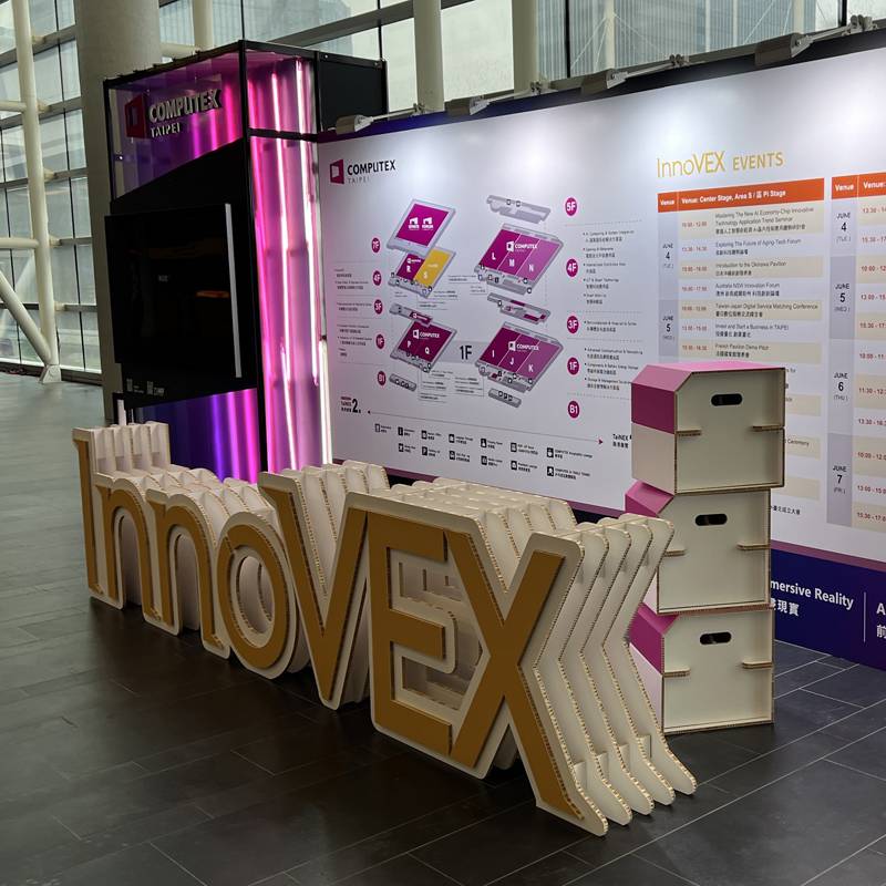 台北國際電腦展-立體字