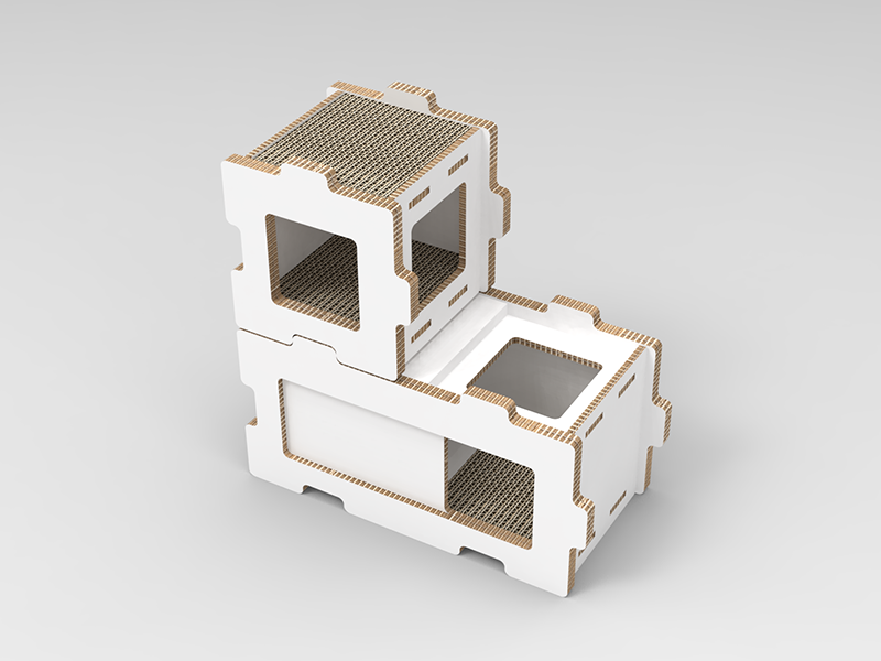 魔拼貓屋三代-方形