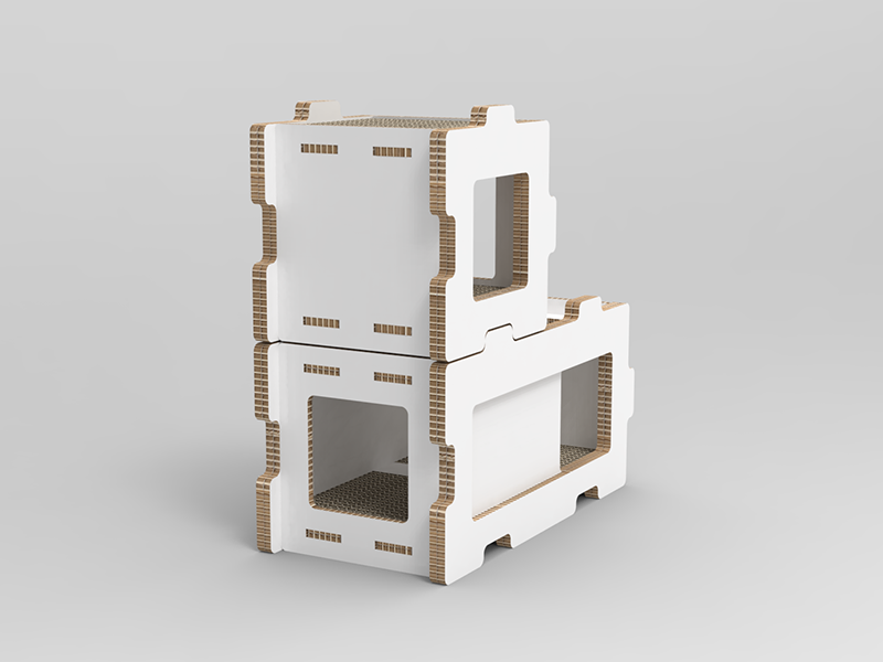 魔拼貓屋三代-方形