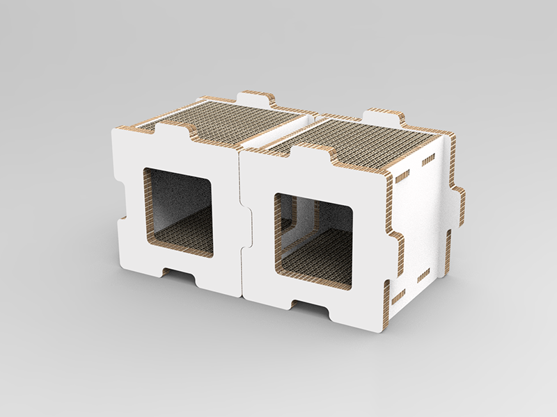 魔拼貓屋三代-方形